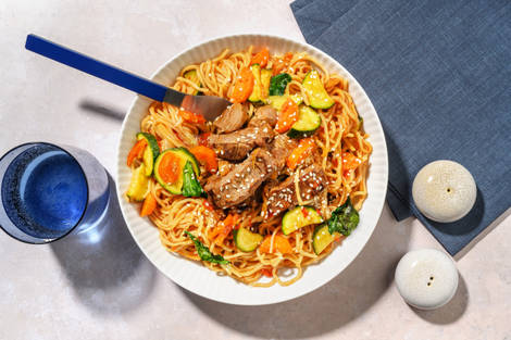 Sweet Chilli Beef & Noodle Stir-Fry