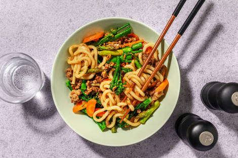 Chinese-Style Beef & Udon Noodles