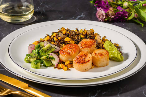 Pan-Seared Scallops 