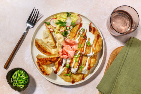 Bambino Wombok Okonomiyaki & Double Veggie Gyozas