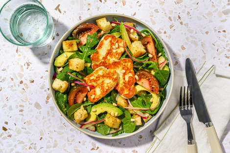 Honey Haloumi & Pesto Kumato Salad