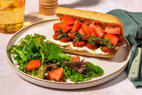 SuperQuick Choripán-Style Chorizo Sandwiches