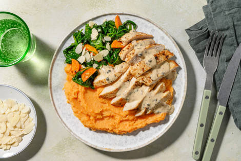 Golden Chicken Tenders & Creamy Pepper Sauce