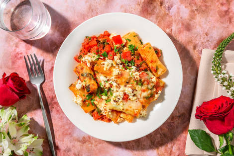 Ricotta Rigatoni Al Forno and Chicken Tenders