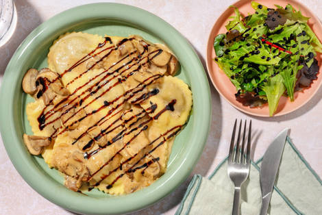 Parma Ham and Parmesan Filled Pasta