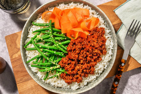 Korean Style Gochujang Beef Bibimbap