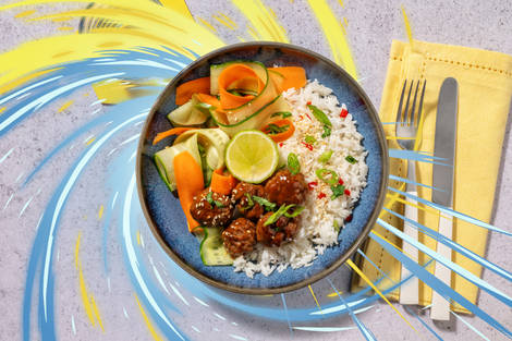 Zauberschein-Bio-Fleischbällchen inspiriert von Mega-Guardevoir