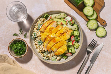 Honning- og sennepsglaseret kylling