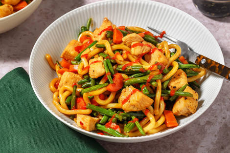 One Pan Bulgogi Chicken Udon