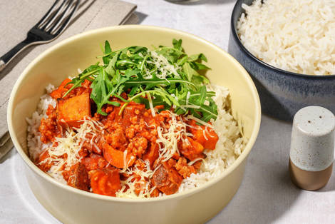 Quick Spicy Beef on Rice