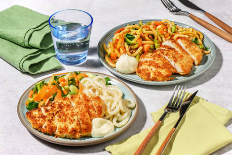 Japansk panerad kycklingkatsu