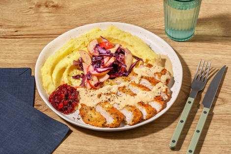 Rosmarinpaneret svinekød