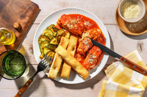 'Braciole' di pollo al sugo di pomodoro