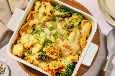 Gratinierter Tortellini-Auflauf