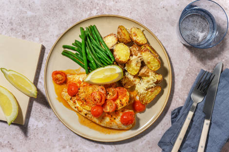 Basa en Papillote and Sun-Dried Tomato Butter