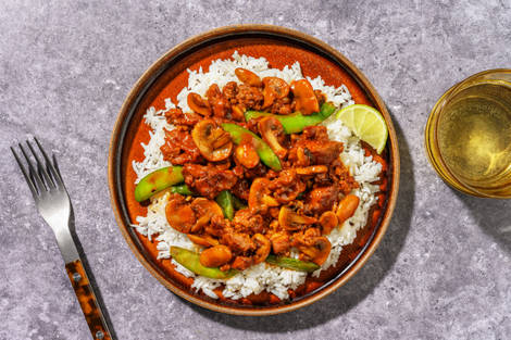 Korean Inspired Beef and Peanut Stir-Fry