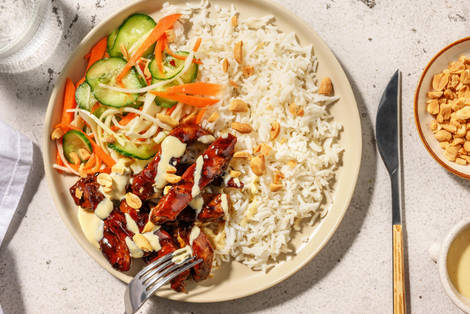 Bulgogibowl met Koreaanse stijl biefstukreepjes