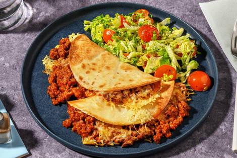 BBQ Beef Quesadillas Rapidas