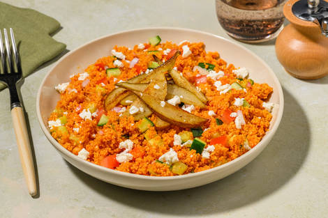 Warm Pear and Couscous Salad