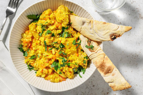 Kottu-curry di pollo stufato 'come in Sri Lanka'