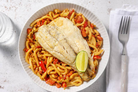 Pangasiusfilet met romige kokoscurry