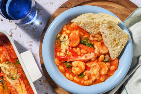 Sardinian Inspired Prawn Cassola