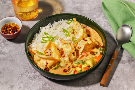 Thailandsk 'one pan' karrydumplings 