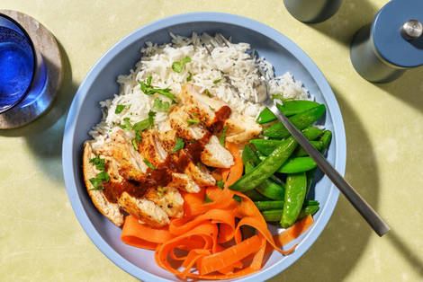 Thai Style Spiced Chicken Breast and Satay Sauce