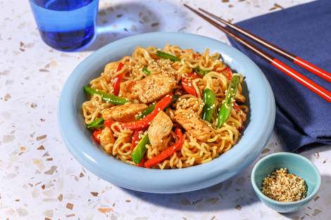 Stir-Fried Hoisin Chicken Noodles