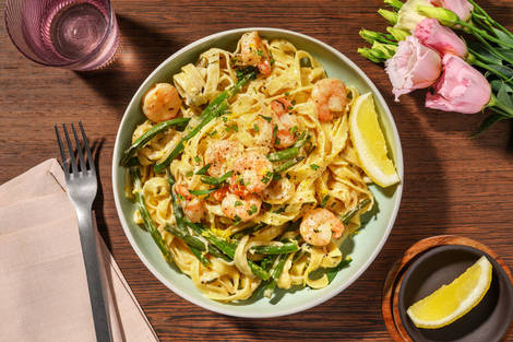 Creamy Prawn Tagliatelle