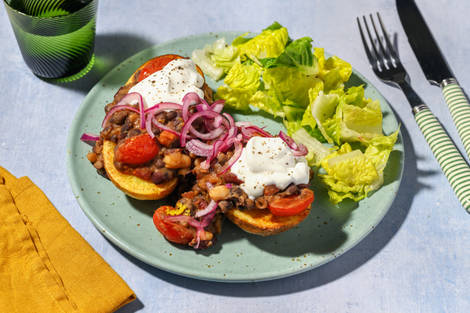 Peruvian Inspired Chorizo and Beans Jacky-P