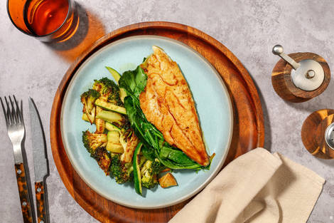 Double Soy-Ginger Glazed White Fish