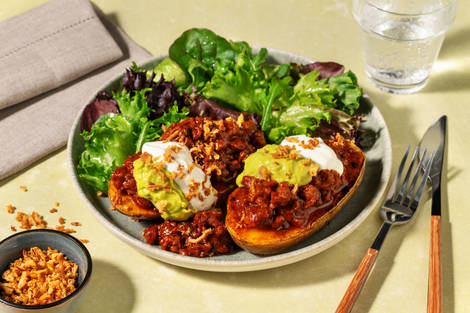 BBQ Cajun Beef Loaded Jacket Potato 