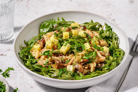 Orzotto aux champignons des bois