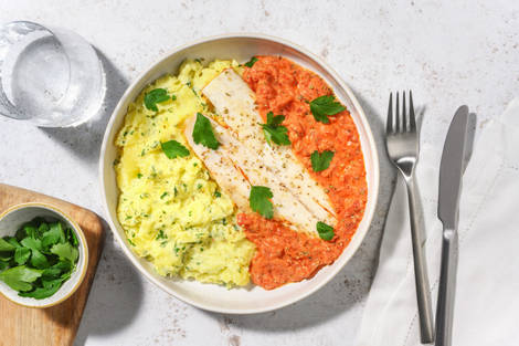 Fischfilet in Tomaten-Creme