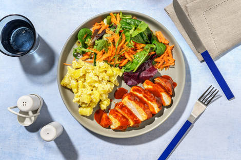 Pollo caramelizado con miel y pimentón ahumado