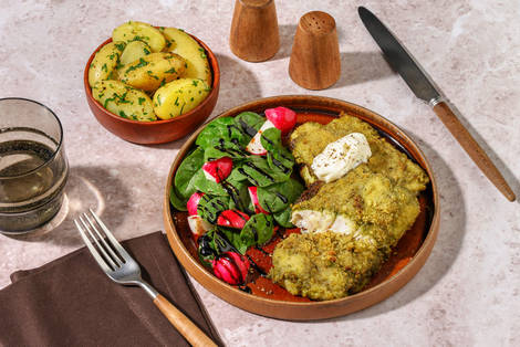 Pesto Crusted Salmon