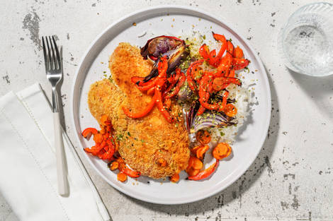 Pangasius pané panko & légumes laqués sauce soja