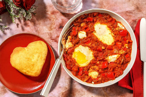 Shakshuka met verse geitenkaas