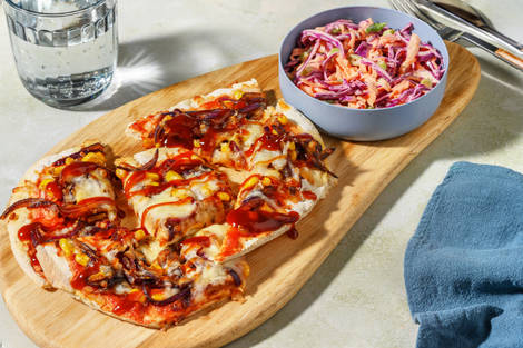 BBQ Sweetcorn Naanizza