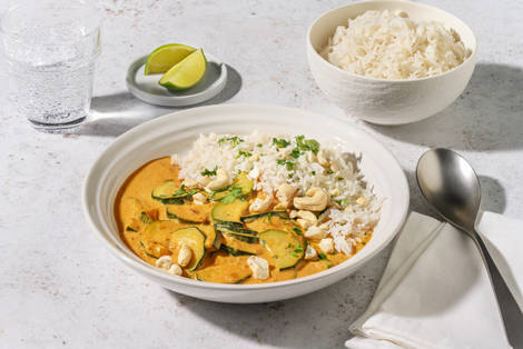 Curry courgettes & coco à l'indienne