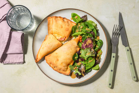 Chaussons mozza & jambon façon panzerotti