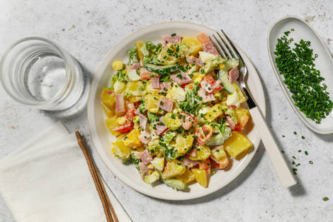 La piémontaise au jambon pour Papa