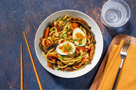 Kare udon : nouilles sautées au curry