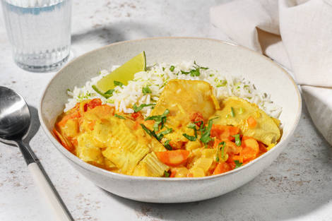 Curry de lieu & lait de coco façon Moqueca