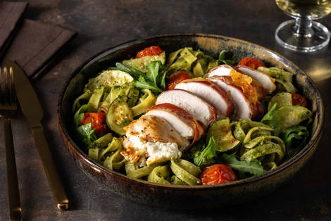 Ricottafylt prosciuttokylling