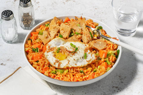 Le Végé : nasi goreng d'émincés veggie