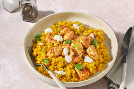 Poulet façon chich taouk, labneh & fenouil