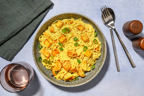Le Végé : Curry coco de tofu & nouilles