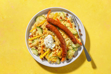 Merguez & semoule à la harissa